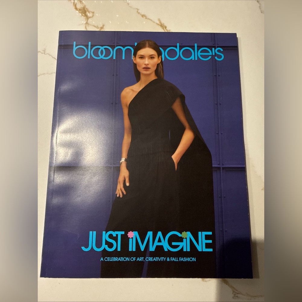 Bloomingdale's Blue and Black Fashion Catalog